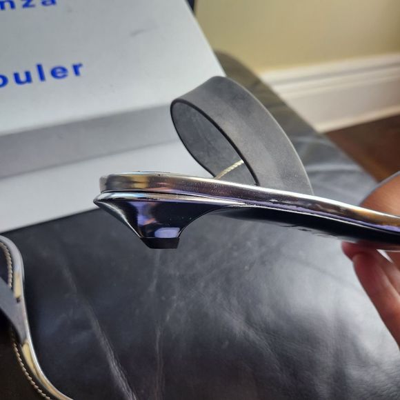 PROENZA SCHOULER silver kitten heels sandals 8(38) BNWB - Picture 3 of 6